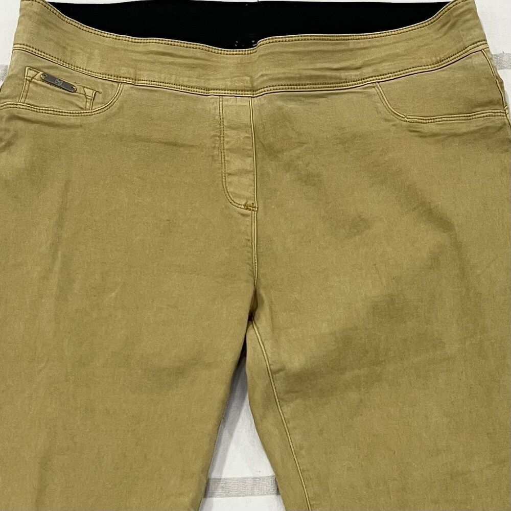 Coco + Carmen Jeans OMG Skinny Leg High Rise Stretch Denim Mustard Womens Large - Picture 2 of 10